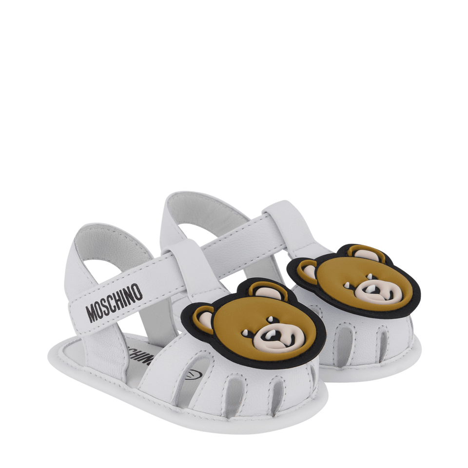 Moschino Baby Unisex Sandalen Wit 16