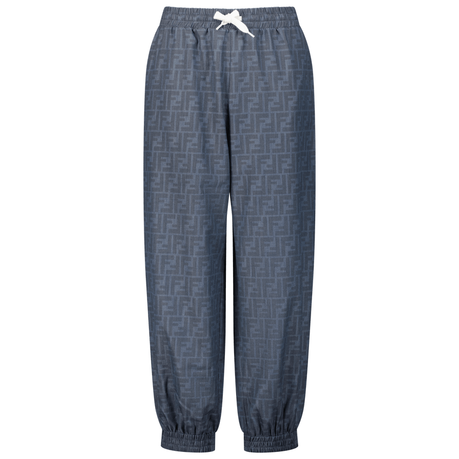 Fendi Unisex Kids Trouser Blue