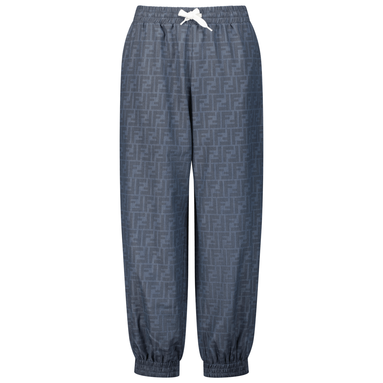 Fendi Kinder Unisex Broek Blauw 4Y