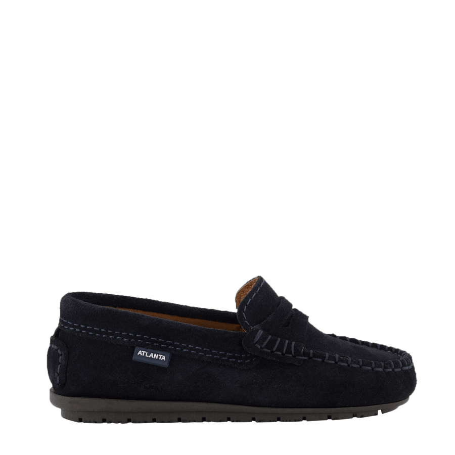 Atlanta Mocassin Kinder Unisex Schoenen Navy