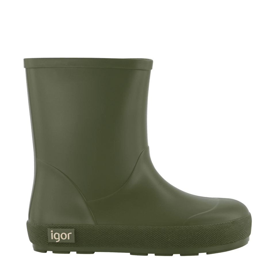 Igor Yogi Kinder Unisex Regenlaarzen Khaki Superstellar