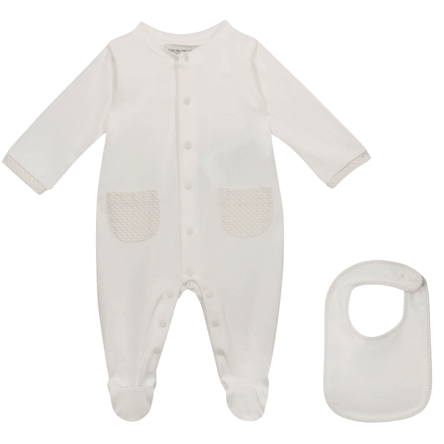 Armani Jongens Boxpakje Off White 3 mnd