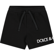 Dolce & Gabbana Baby Jongens Shorts Zwart