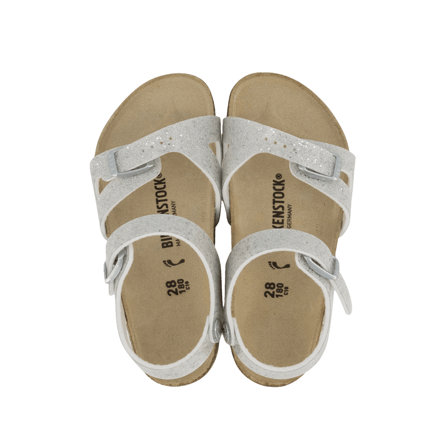 Birkenstock Kinder Meisjes Sandalen Zilver