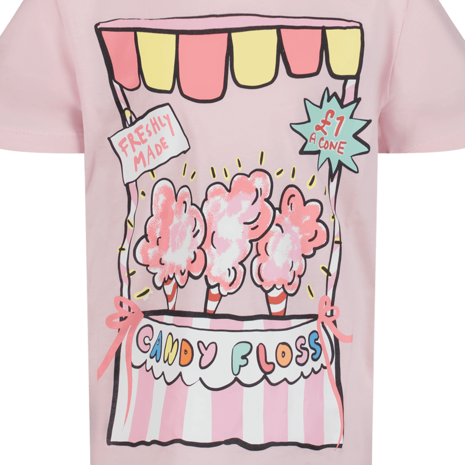 Stella McCartney Kinder Meisjes T-Shirt Licht Roze