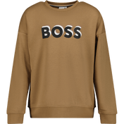 Boss Kids Boys' Sweater Beige