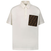 Fendi Kinder Jongens Polo Wit