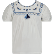 Mayoral Children's Girls Blouse White