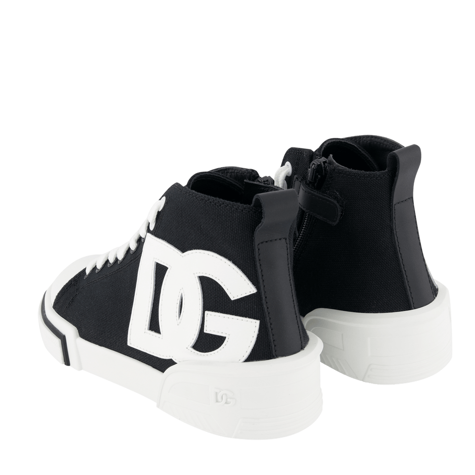 Dolce & Gabbana Kinder Unisex Sneakers Zwart
