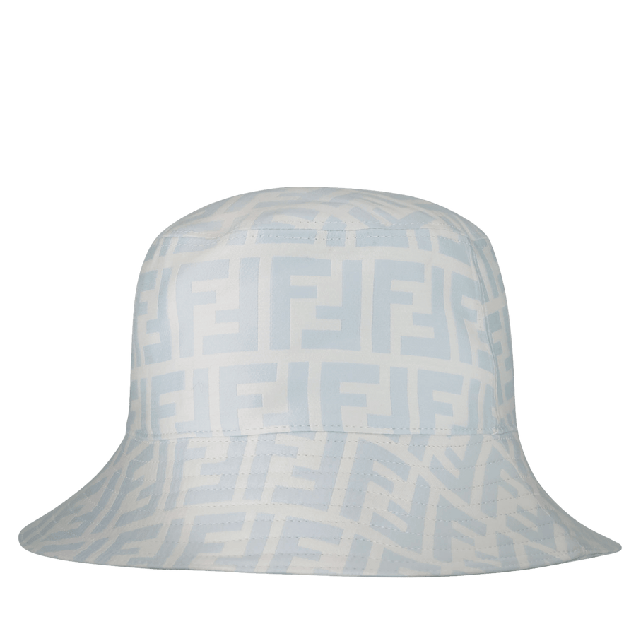 Fendi Baby Unisex Hoed Licht Blauw