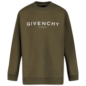 Givenchy Kids Boys Sweater Army
