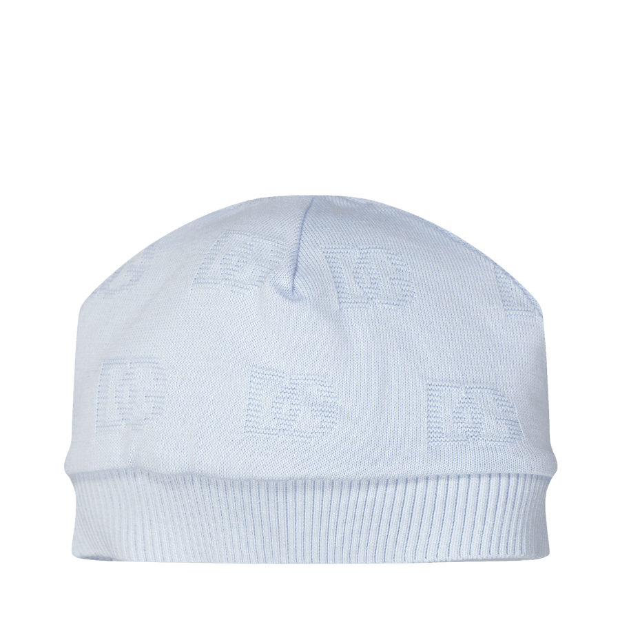 Dolce & Gabbana Baby Unisex Muts Licht Blauw