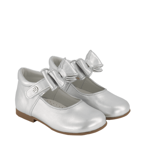 Andanes Kids Girls Shoes Silver