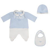 Fendi Unisex box suit Light Blue