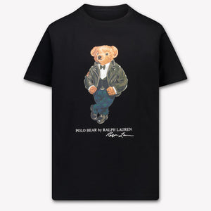 Ralph Lauren Kinder Jongens T-Shirt In Zwart