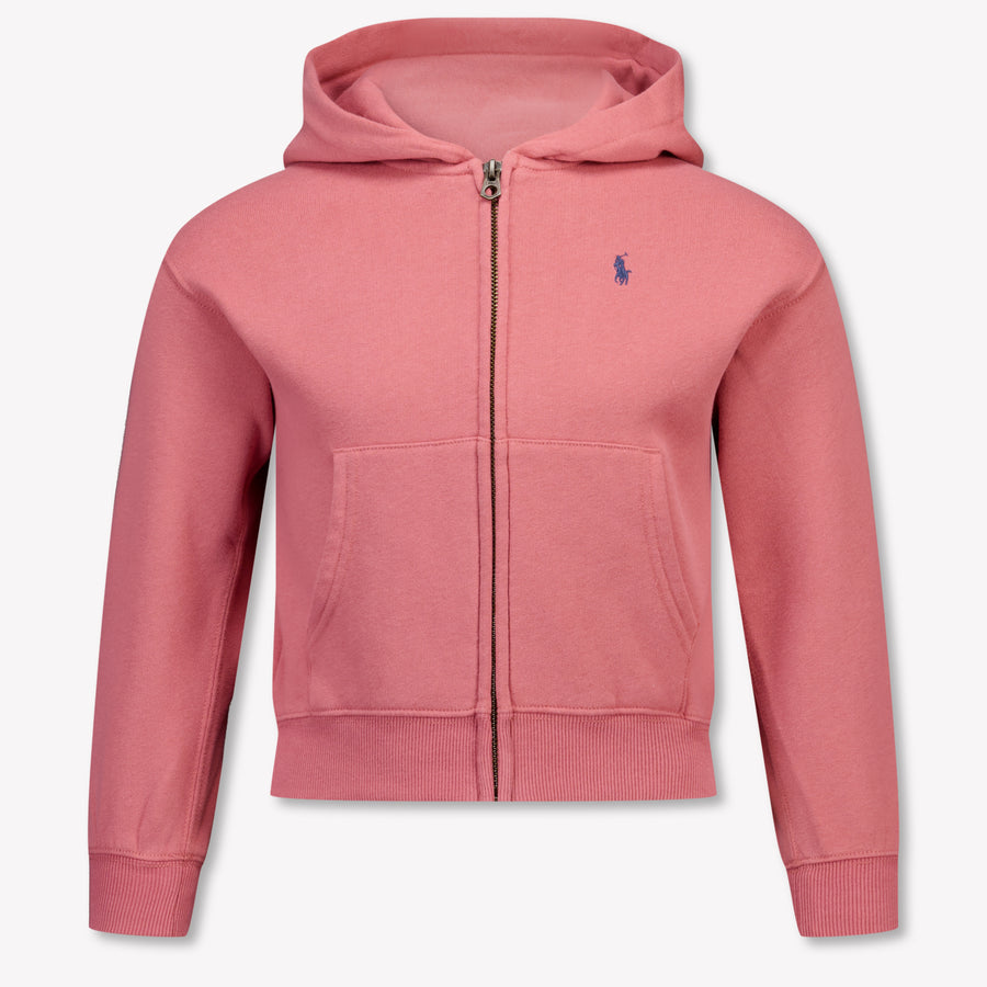 Ralph Lauren Kids Girls Cardigan In Old Pink