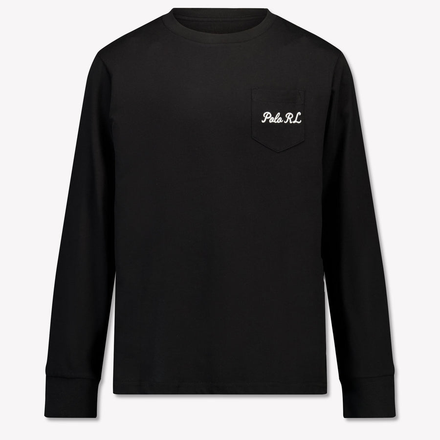 Ralph Lauren Kinder Jongens T-Shirt In Zwart