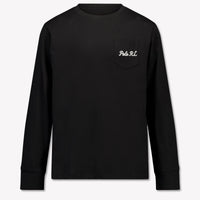 Ralph Lauren Kinder Jongens T-Shirt In Zwart