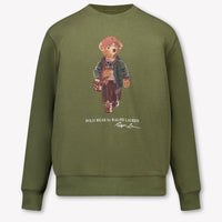 Ralph Lauren Kinder Jongens Trui In Olijf Groen