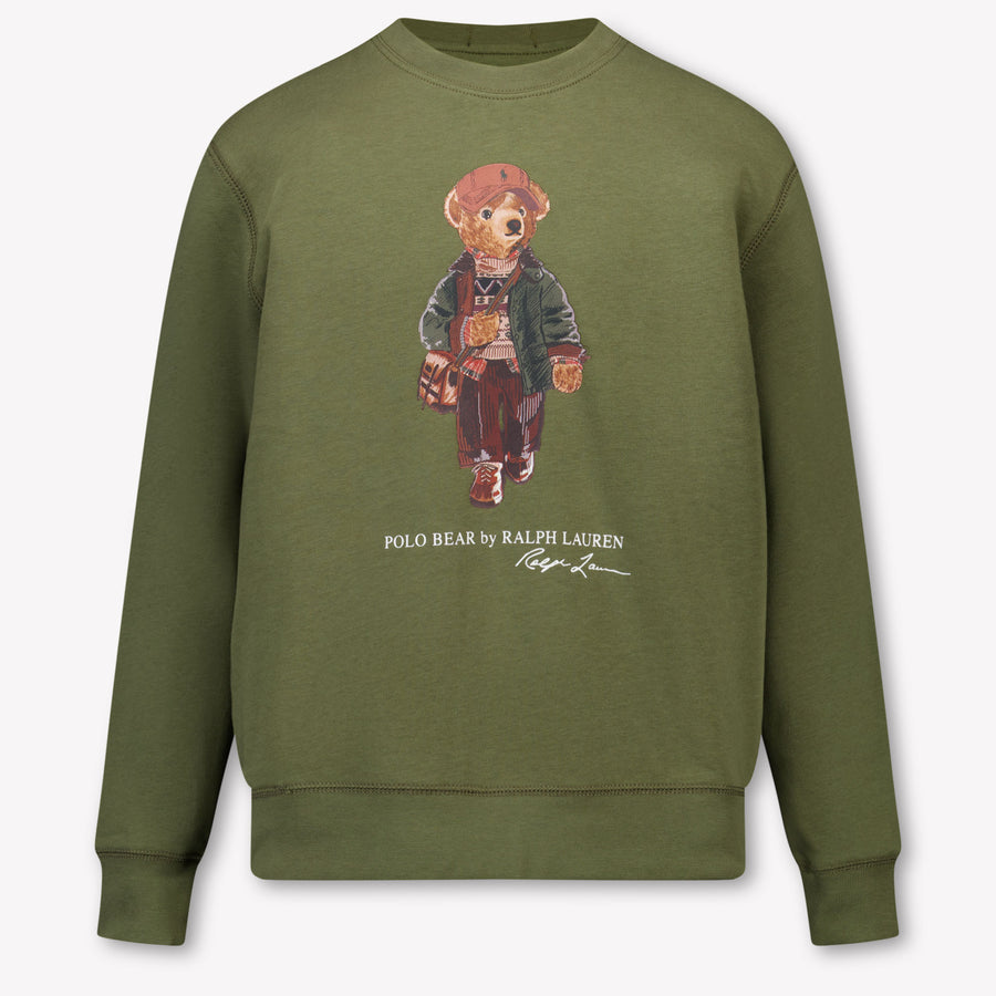 Ralph Lauren Kinder Jongens Trui In Olijf Groen