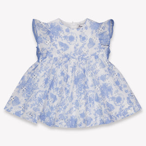 Tartine et Chocolat Baby Meisjes Jurk In Licht Blauw