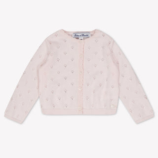 Tartine et Chocolat Baby Meisjes Vest In Licht Roze