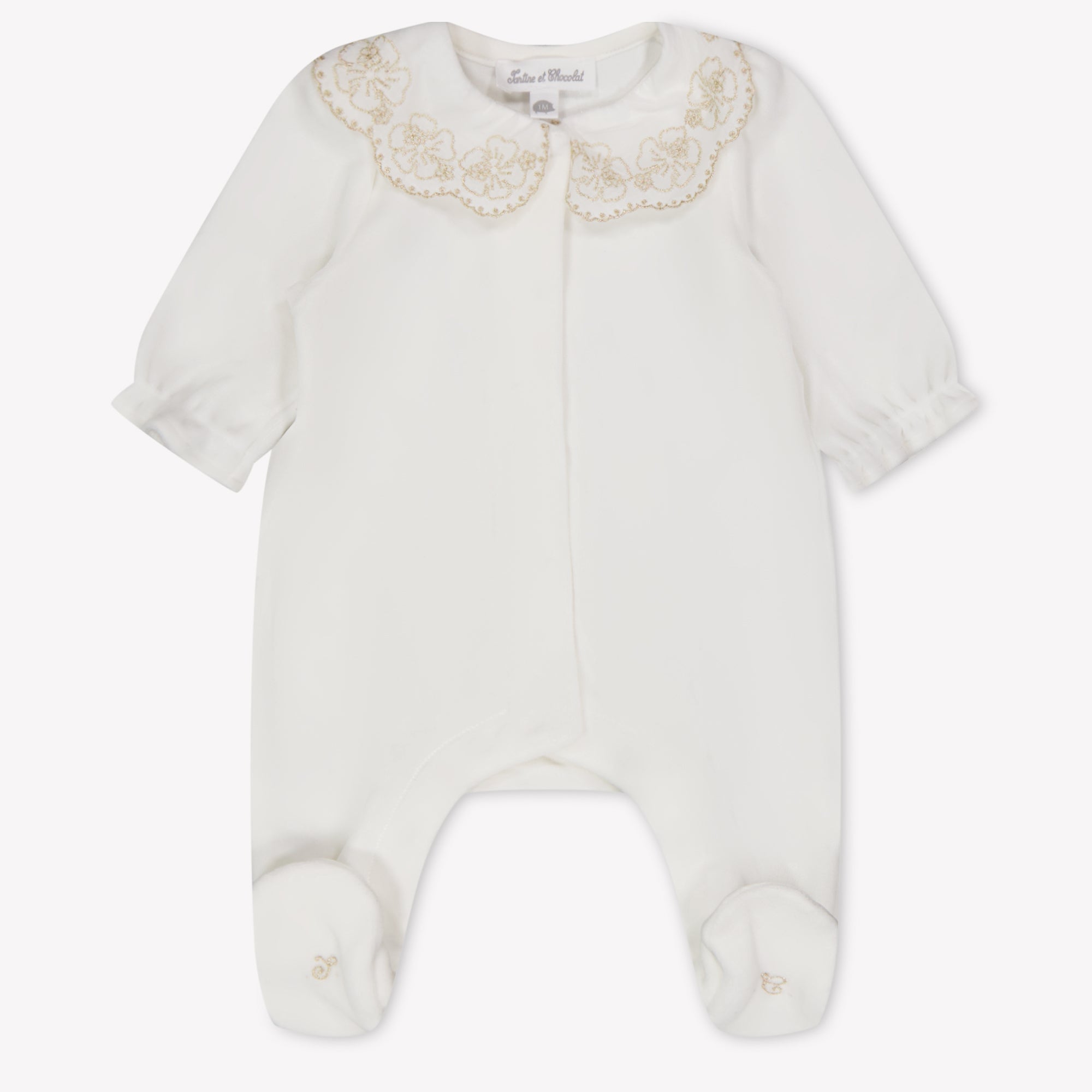 Tartine Et Chocolat Baby Girls Playsuit In White