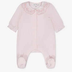 Tartine Et Chocolat Baby Girls Playsuit In Light Pink