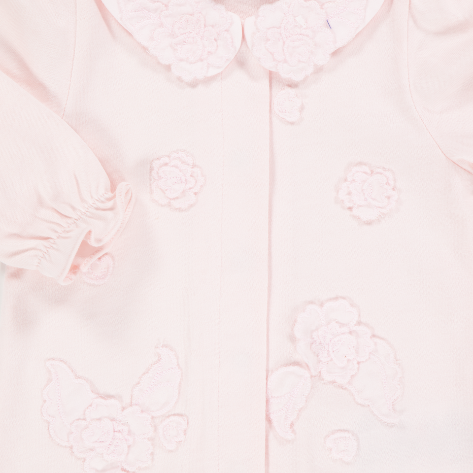 Tartine Et Chocolat Baby Girls Playsuit In Light Pink