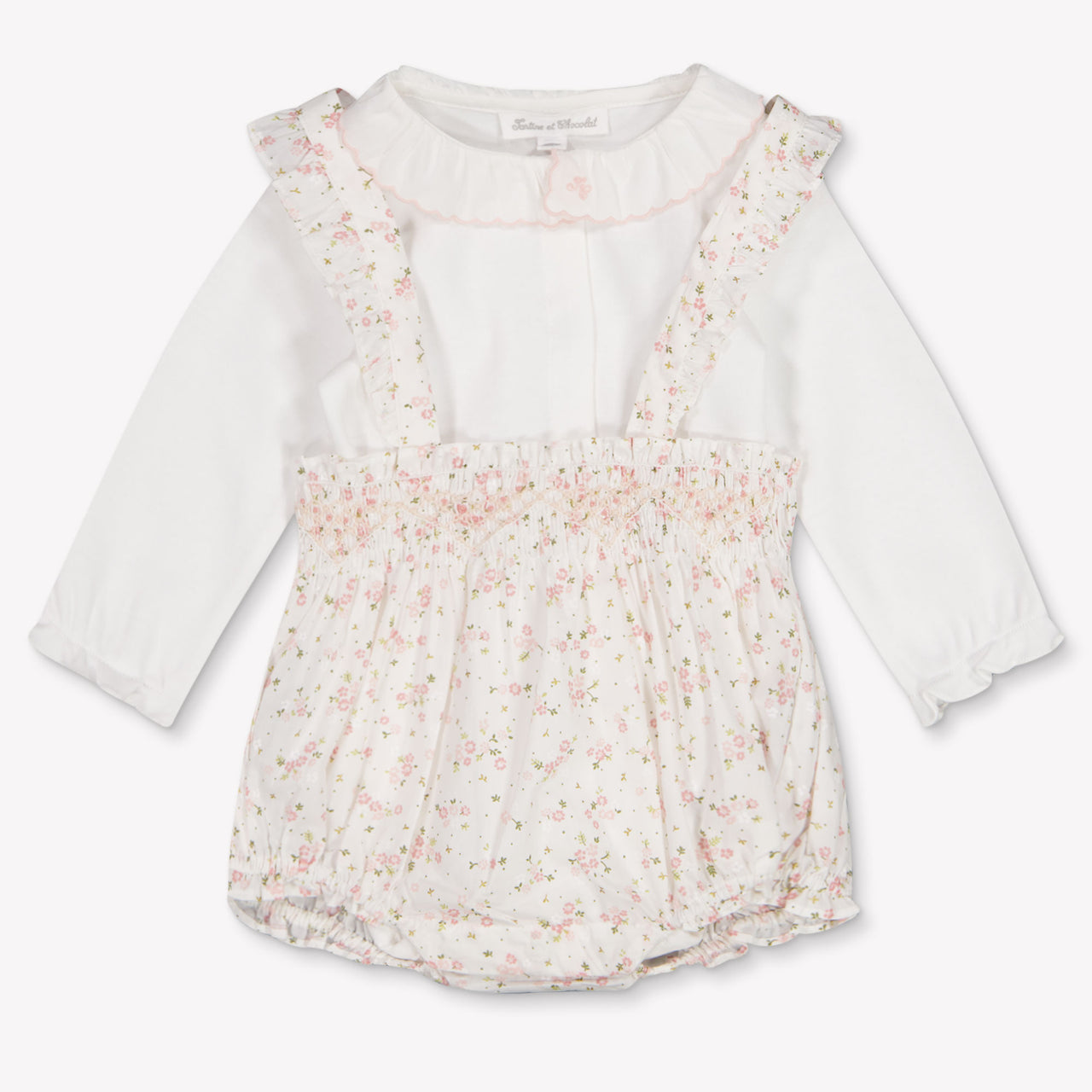 Tartine Et Chocolat Baby Girls Playsuit In White