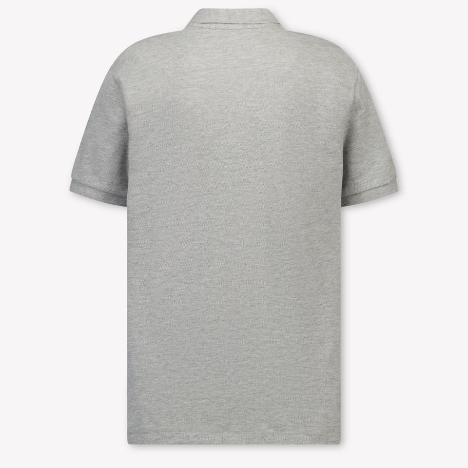 Ralph Lauren Kids Boys Polo In Light Gray