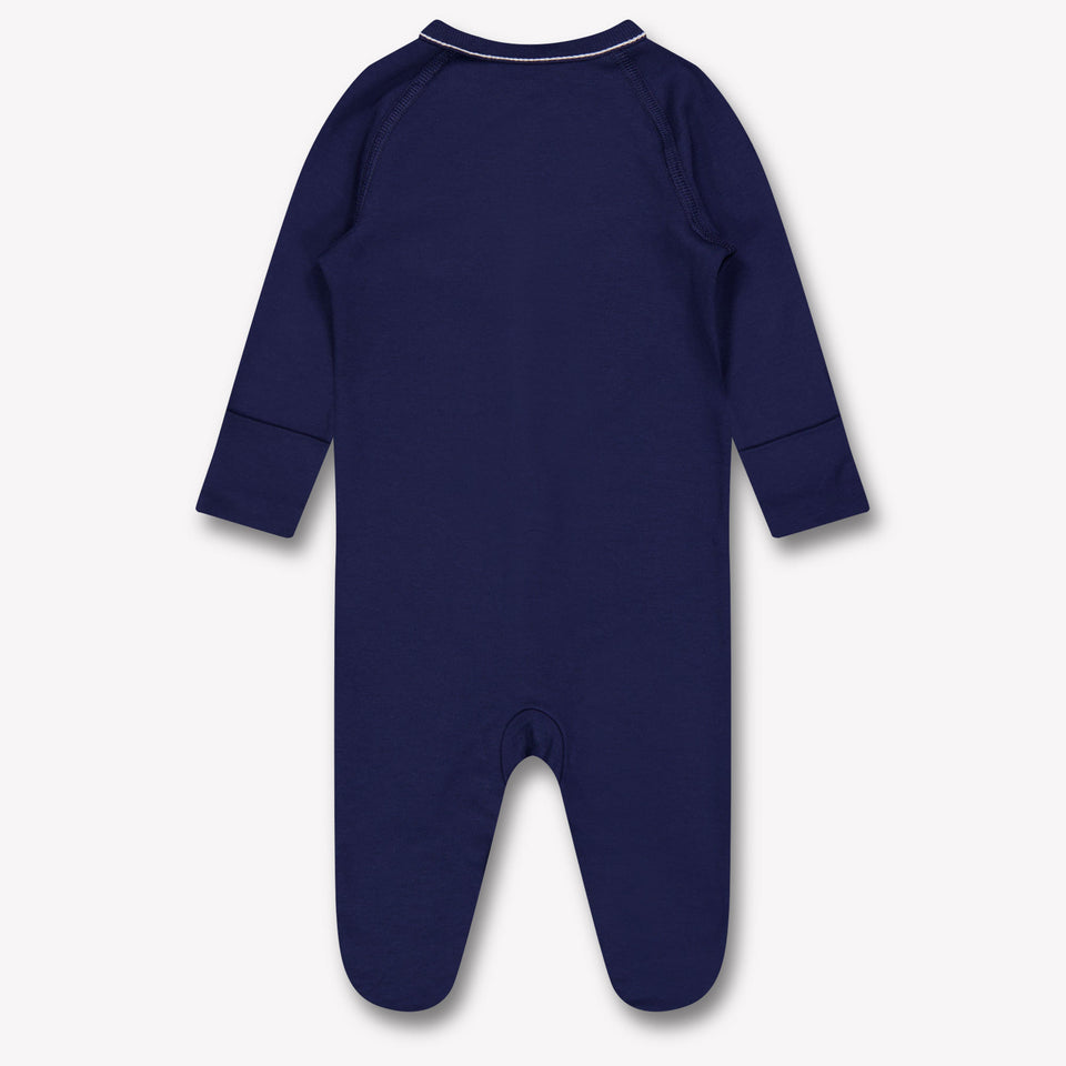 Ralph Lauren Baby Boys Playsuit In Navy