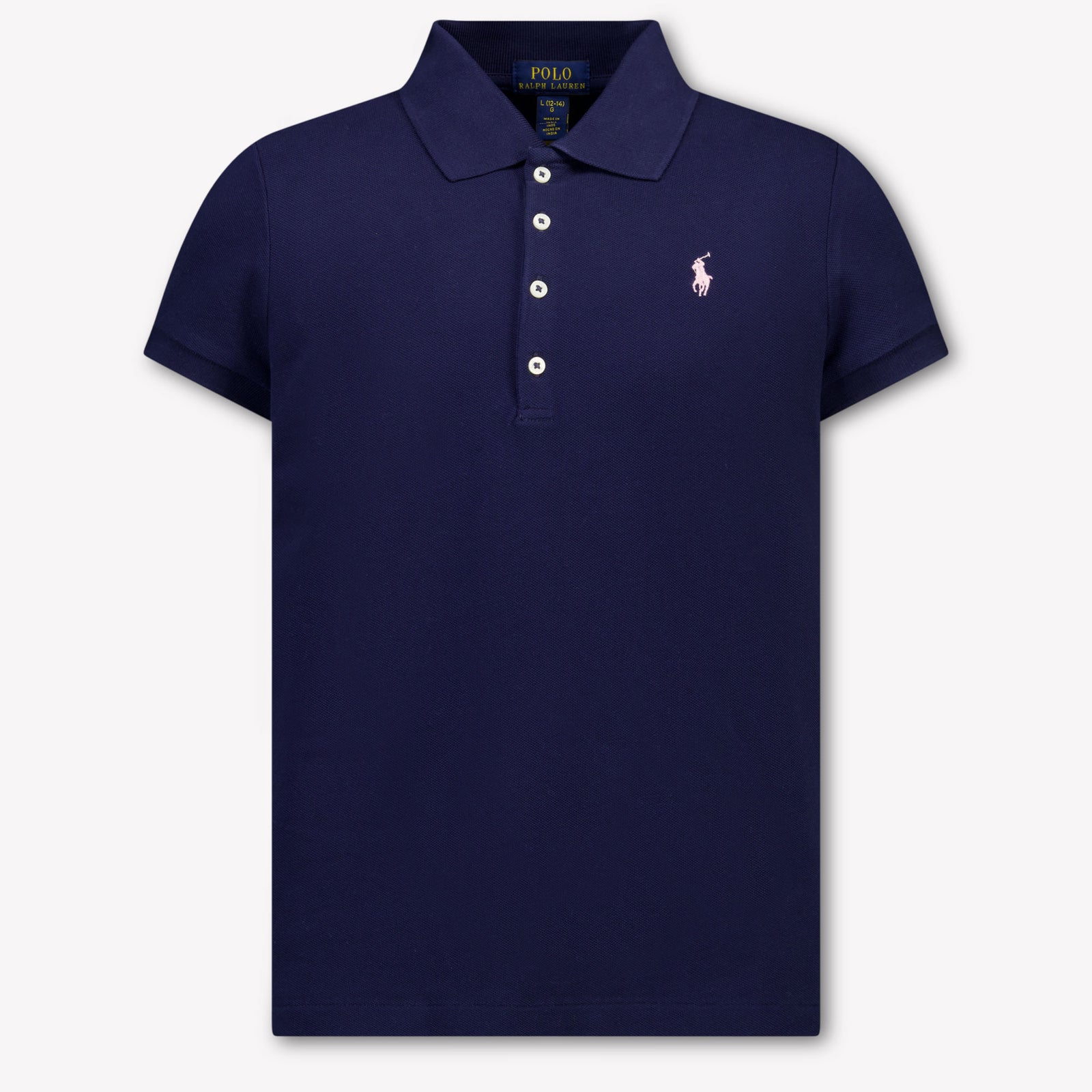 Ralph Lauren Kids Girls Polo In Navy