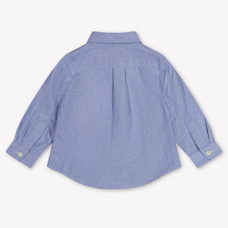 Ralph Lauren Baby Jongens Blouse In Licht Blauw