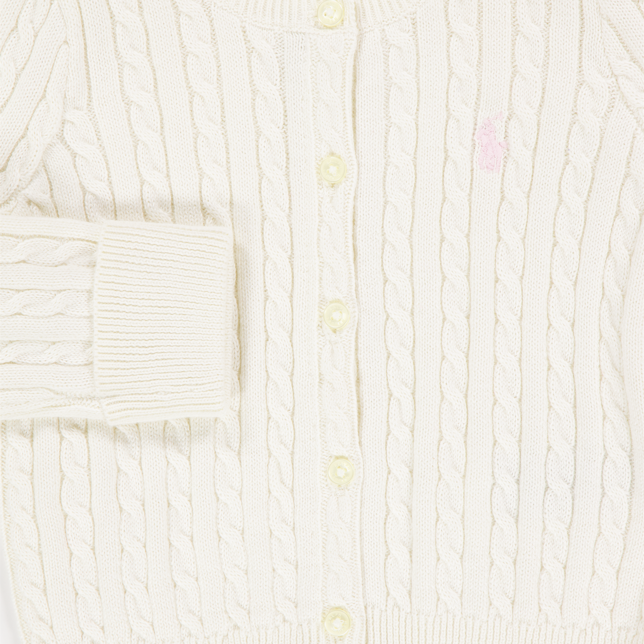 Ralph Lauren Baby Meisjes Vest In Off White