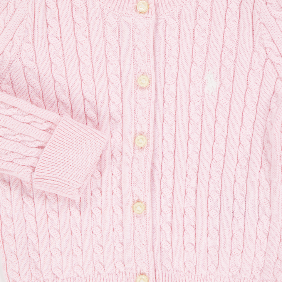 Ralph Lauren Baby Meisjes Vest In Licht Roze