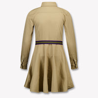 Ralph Lauren Kinder Meisjes Jurk In Khaki