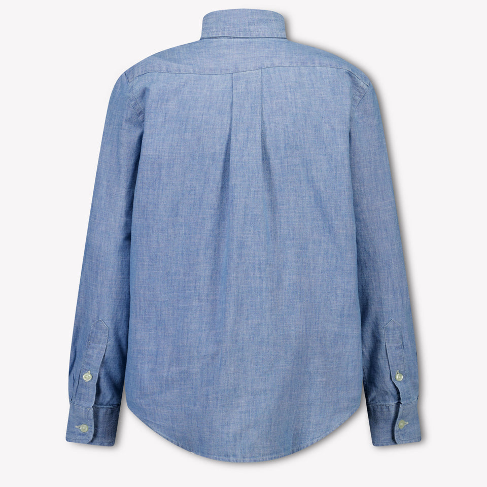 Ralph Lauren Kids Boys Blouse In Blue