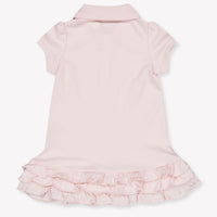 Ralph Lauren Baby Girls Dress In Light Pink