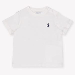 Ralph Lauren Baby Jongens T-Shirt In Wit