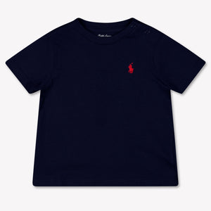 Ralph Lauren Baby Boys T-Shirt In Navy