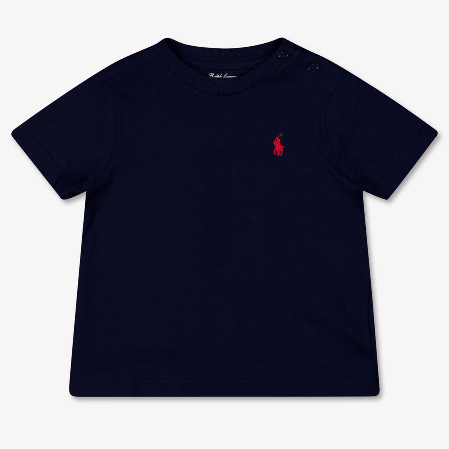 Ralph Lauren Baby Boys T-Shirt In Navy