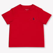 Ralph Lauren Baby Jongens T-Shirt In Rood