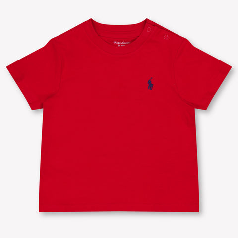 Ralph Lauren Baby Boys T-Shirt In Red