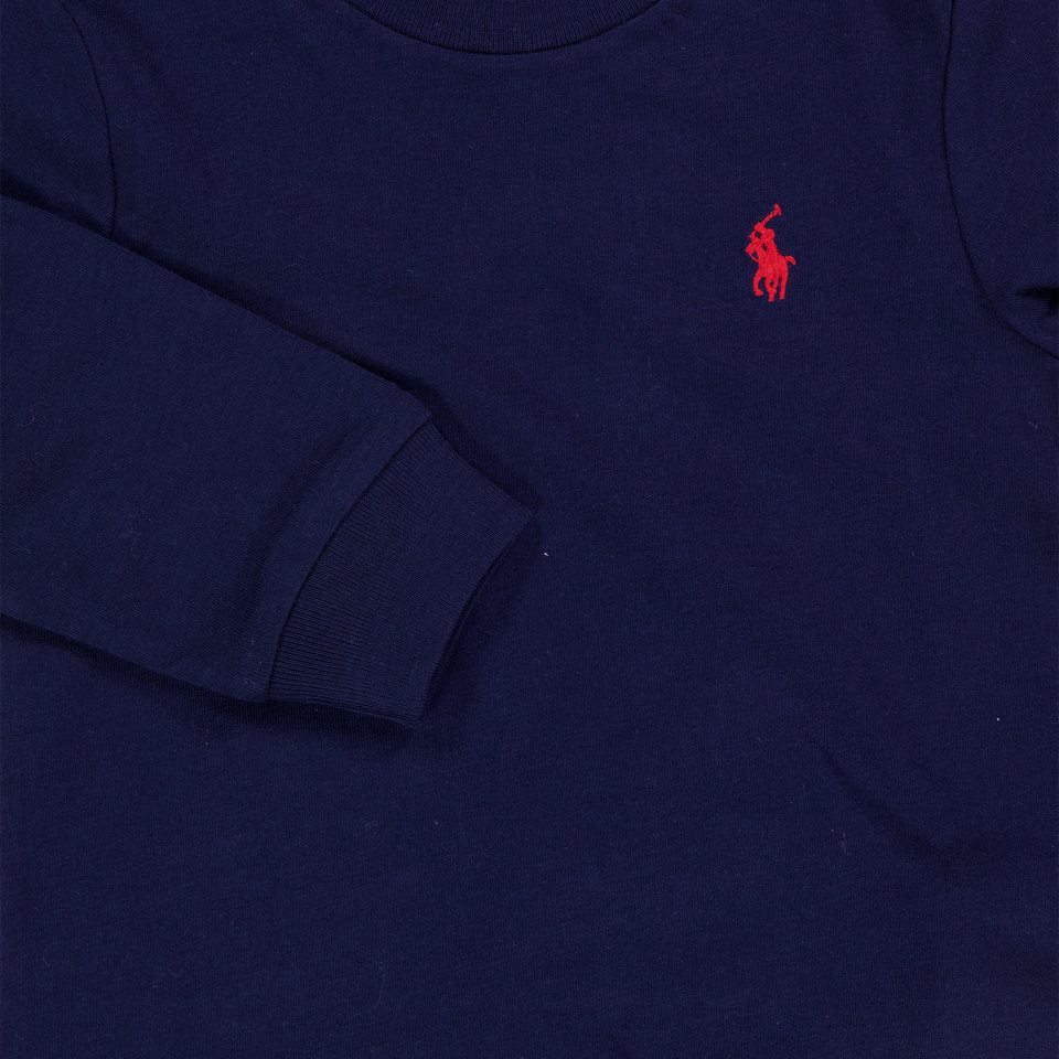 Ralph Lauren Baby Boys T-Shirt In Navy