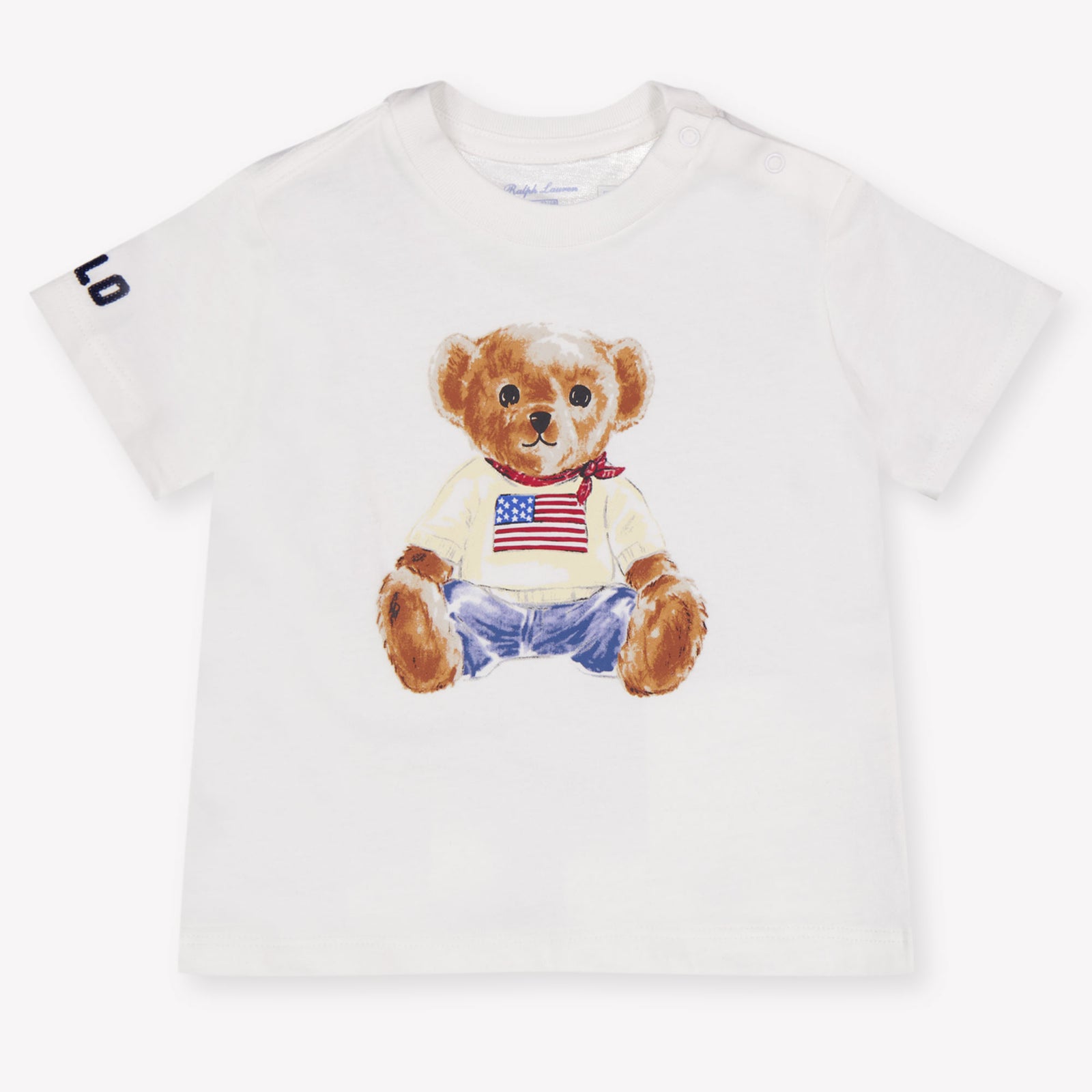 Ralph Lauren Baby Jongens T-Shirt In Wit