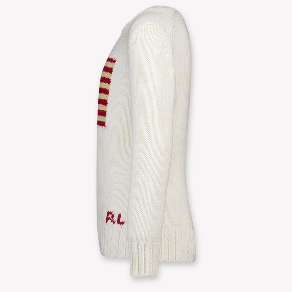 Ralph Lauren Kinder Jongens Trui In Wit