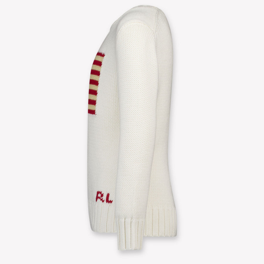 Ralph Lauren Kinder Jongens Trui In Wit