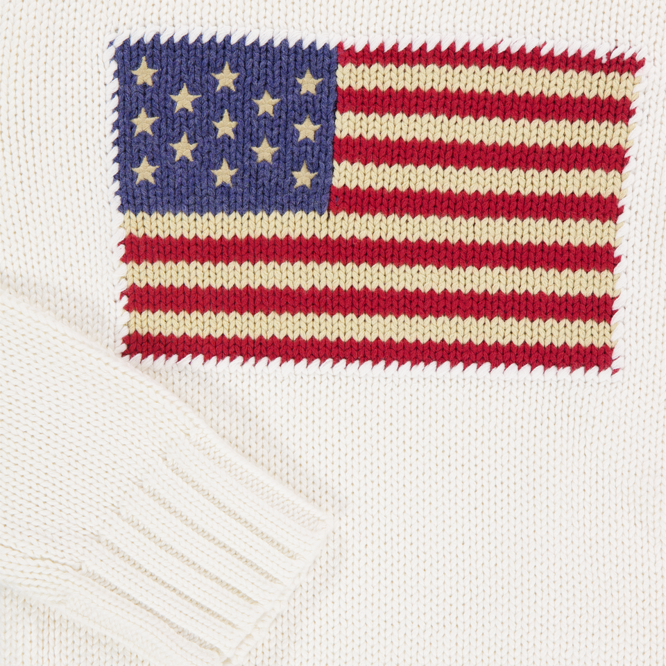 Ralph Lauren Kinder Jongens Trui In Wit