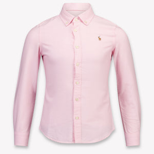Ralph Lauren Kids Girls Blouse In Light Pink